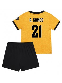 Billige Wolves Rodrigo Gomes #21 Hjemmedraktsett Barn 2025-26 Kortermet (+ Korte bukser)